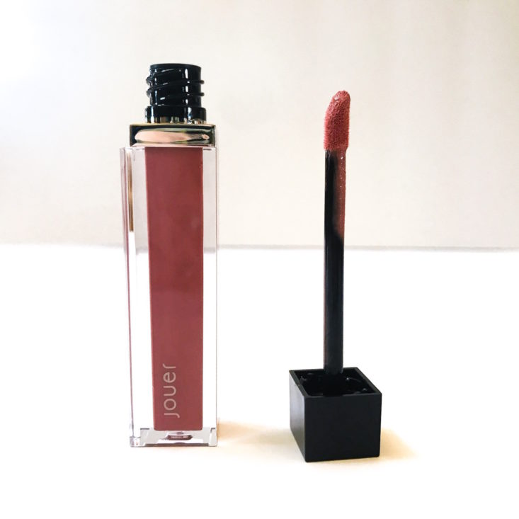Jouer Cosmetics Mystery Matchbox December 2018 - High Pigment Lip Gloss in Sunset Open Front 2
