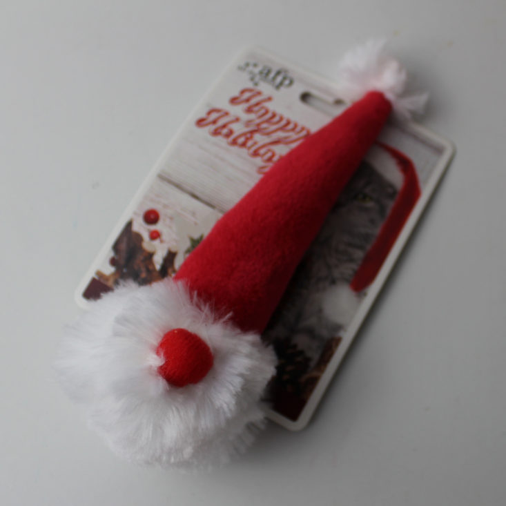 Kitnipbox December 2018 - All for Paws Santa Hat Front
