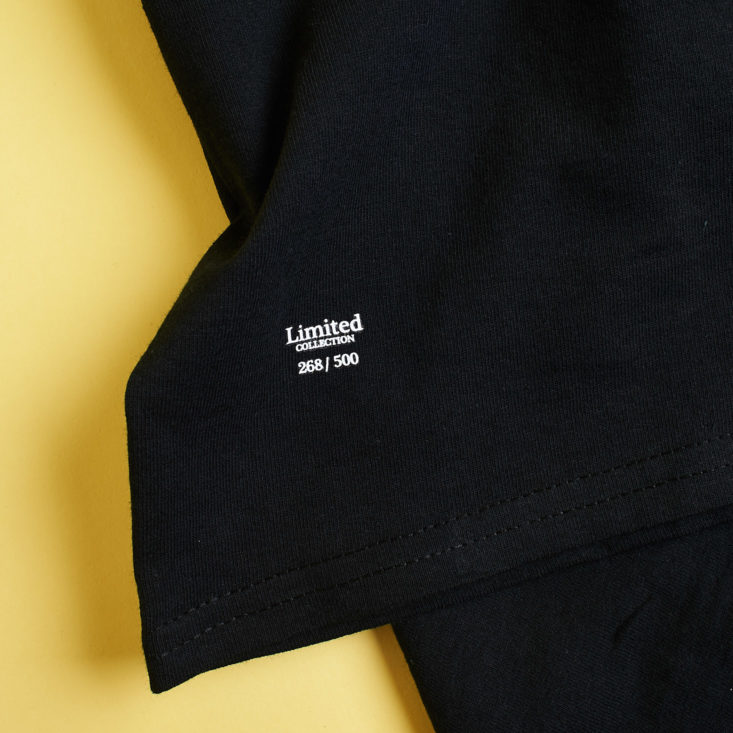 Lootaku October 2018 tshirt sleeve detail