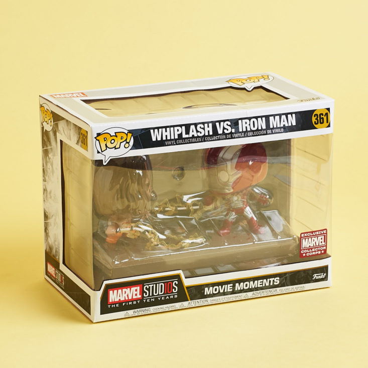 Marvel Collector Corps December 2018 - Whiplash Vs Iron Man Box Front