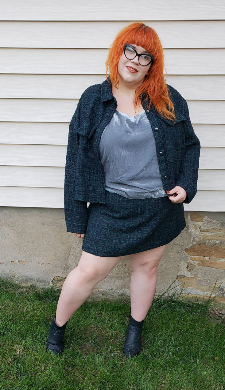 Nordstrom Trunk Box October 2018 - Tweed Crop Jacket by Leith Front 6