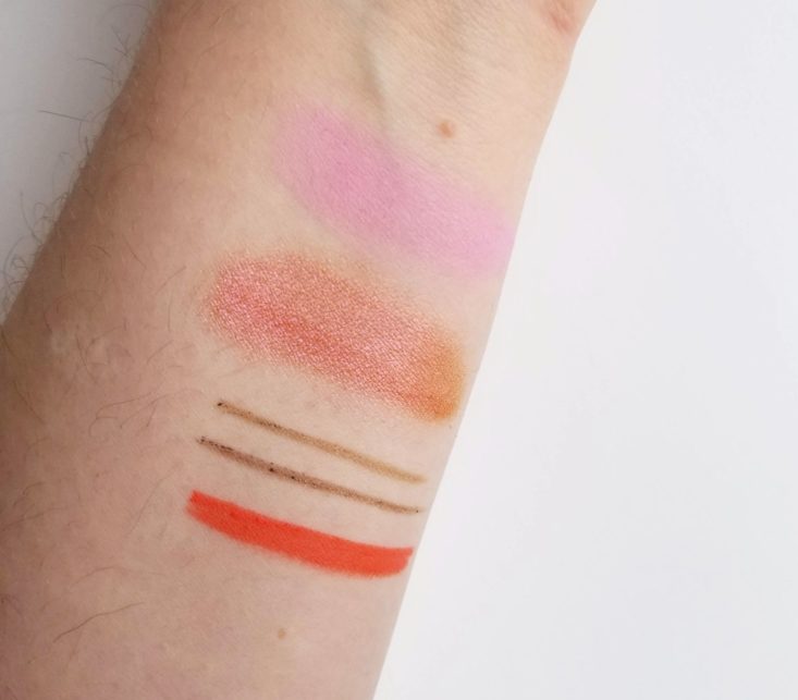 Sigma Beauty Mystery Box December 2018 swatches