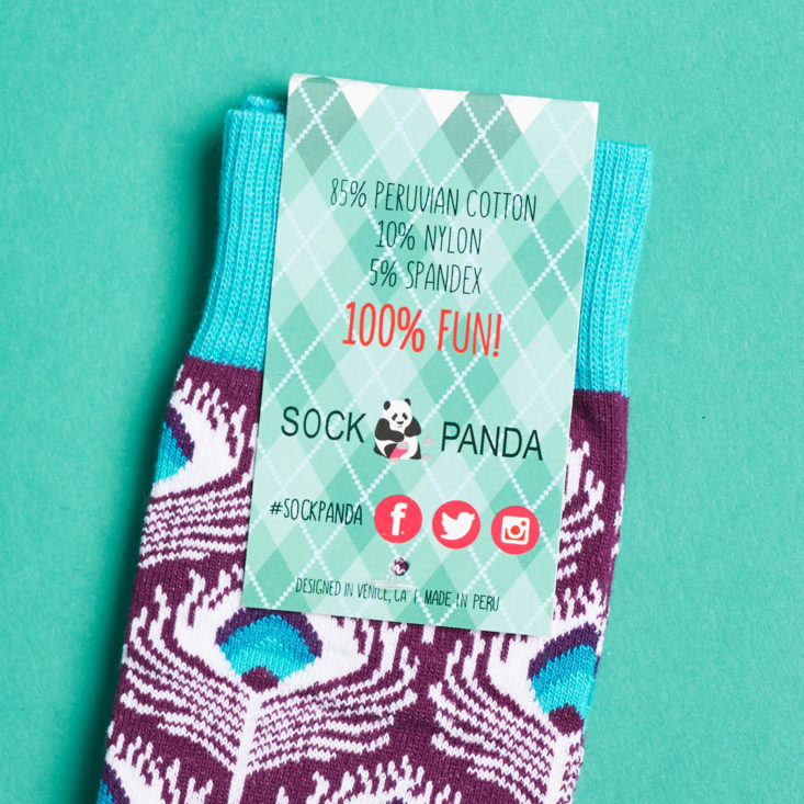 Sock Panda Women fabric content