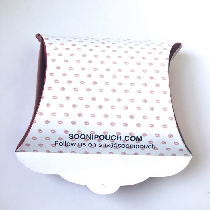 Sooni Mini Pouch November 2018 Review - Box Closed 2 Top