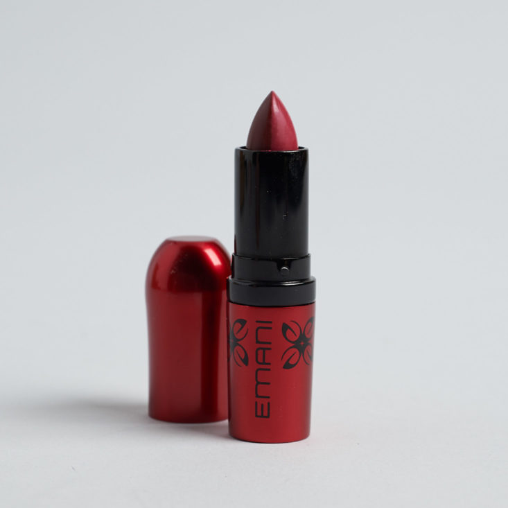 Vegan Cuts Makeup Box lipstick open