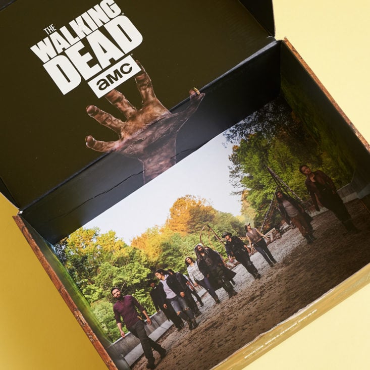 Walking Dead Supply Drop November 2018 - Box Open With Info Card Top