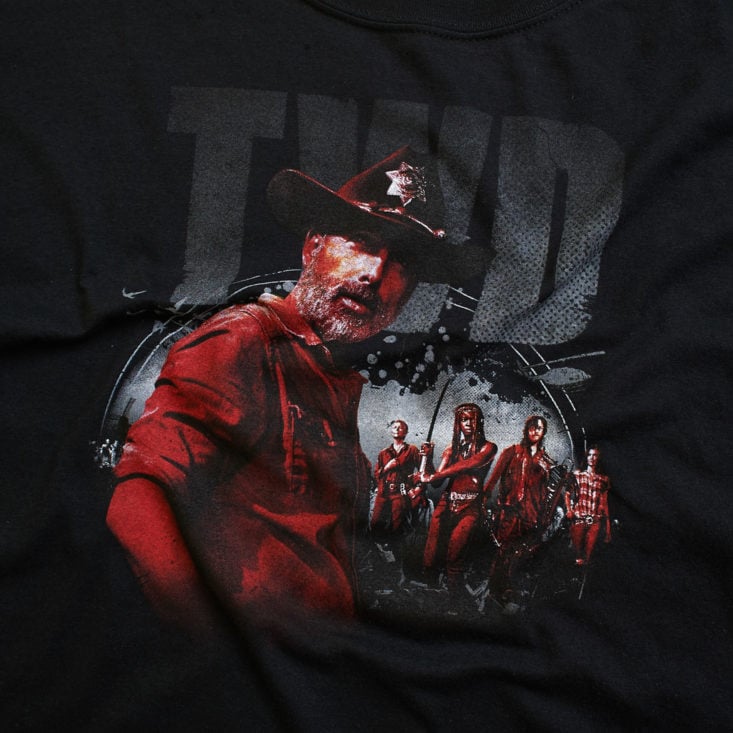 Walking Dead Supply Drop November 2018 - TWD Shirt Front Logo Closer