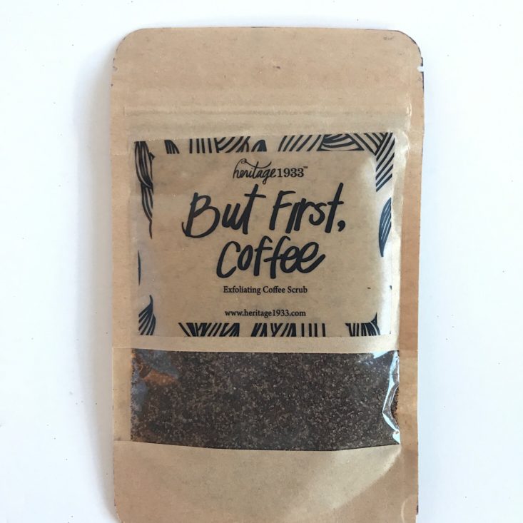 ZaaBox December 2018 - But First Coffee Front