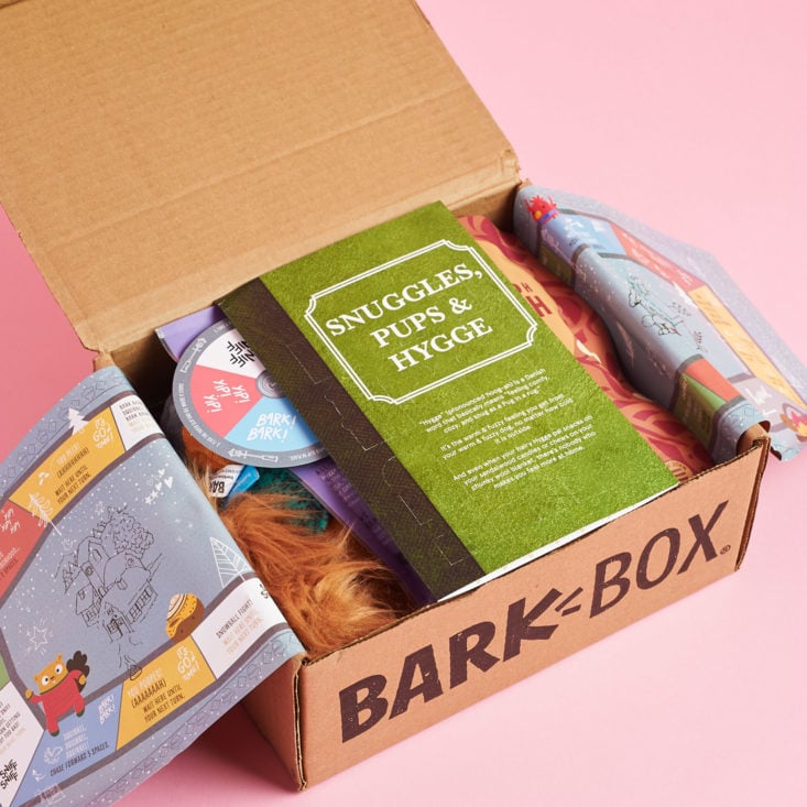 Barkbox January 2019 - Box Open Top