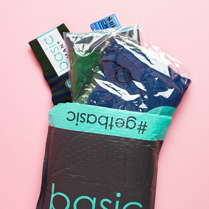 Basic Man Subscription Box Review January 2019 - Pouch Open Top