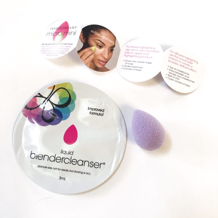 Birchbox Makeup January 2019 - Beautyblender Micro Mini In Lavender 2
