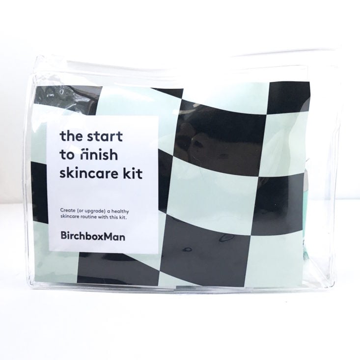 BirchboxMan The Start To Finish Skincare Kit Review January 2019 - Box Closed Front