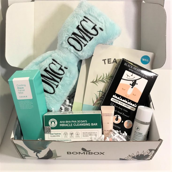 BomiBox K-Beauty December 2018 - All Content Front