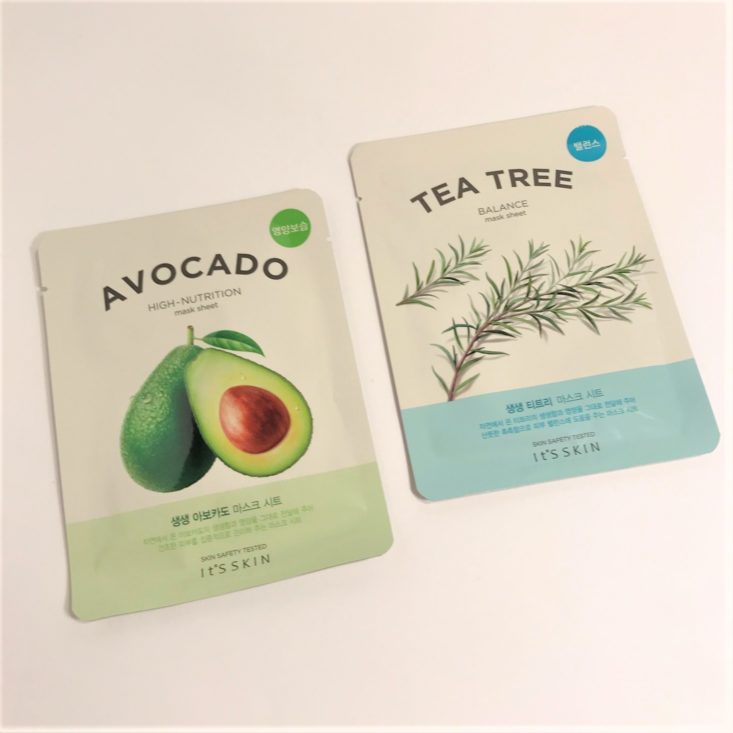 BomiBox K-Beauty December 2018 - It’s Skin The Fresh Mask Sheet Front Top