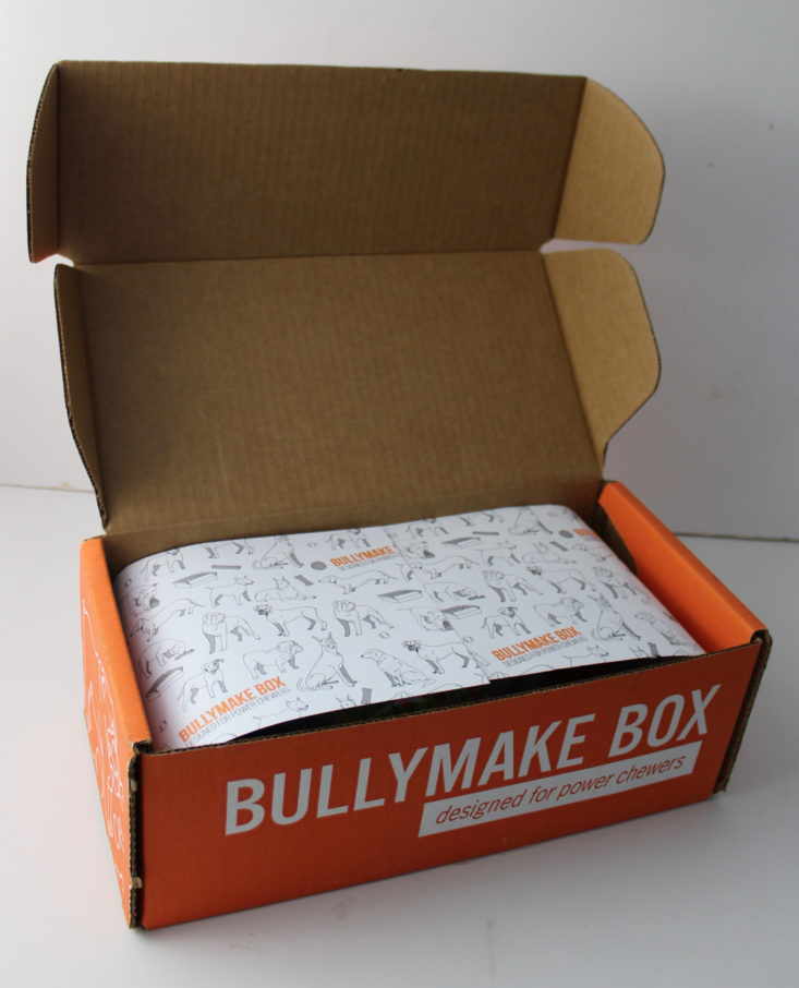 Bullymake Box January 2019 - Open Box Front View