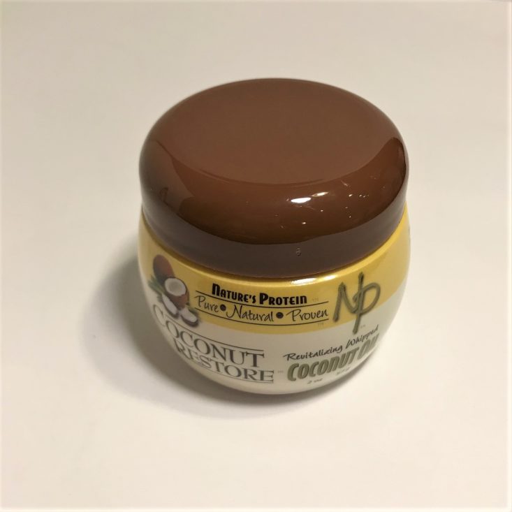 Cocotique “Restore & Renew” January 2019 - Coconut Restore Revitalizing Whipped Coconut Oil Front