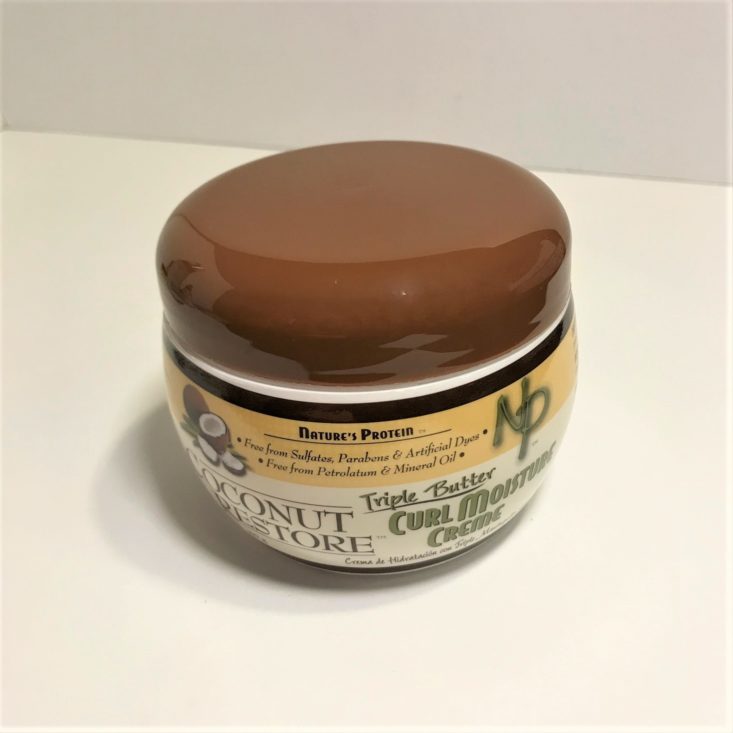 Cocotique “Restore & Renew” January 2019 - Coconut Restore Triple Butter Moisture Cream Front