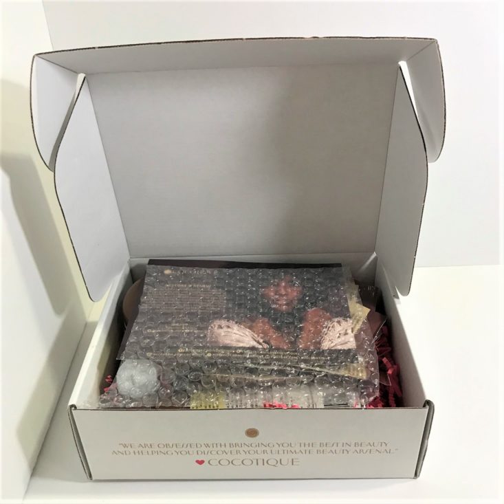 Cocotique “Restore & Renew” January 2019 - Opened Box