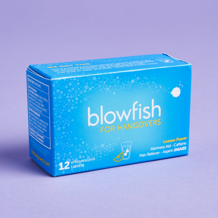 Cosmo Box January 2019 blowfish tablet box