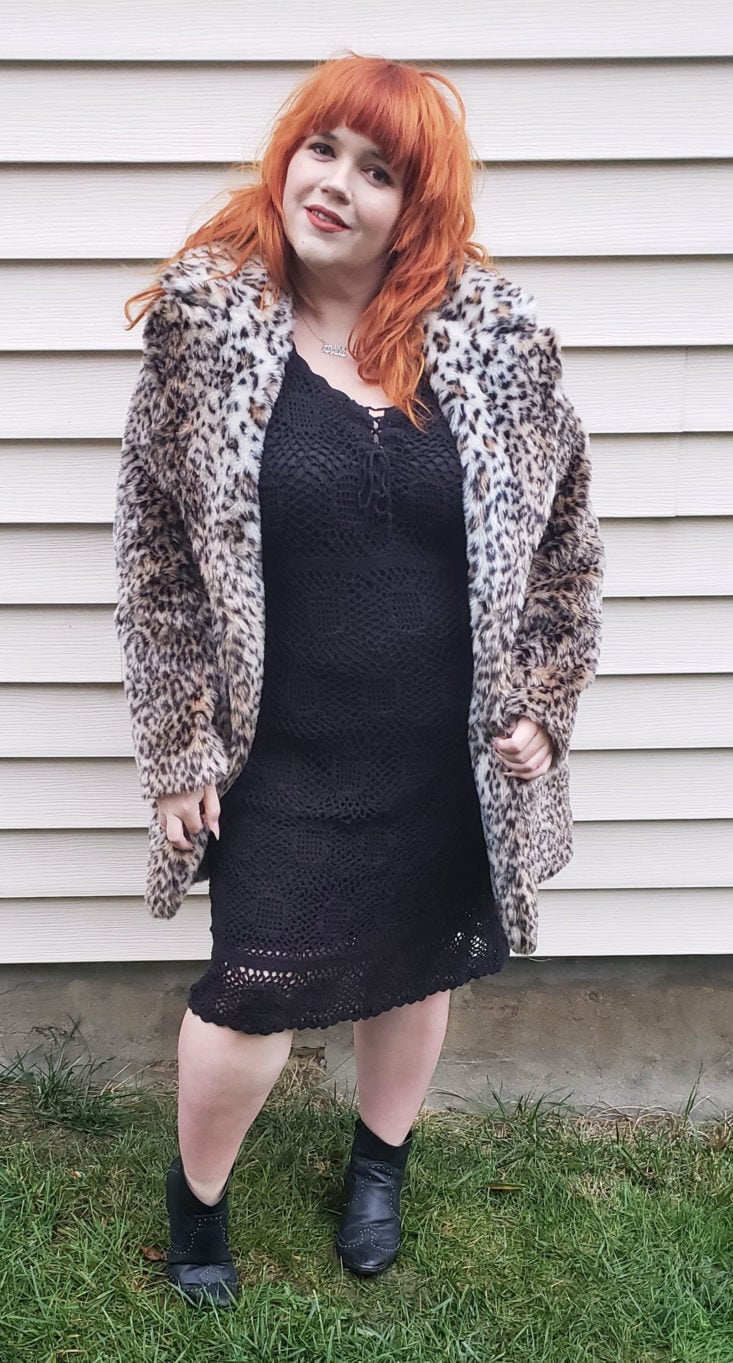 Crazy Hot Clothes November 2018 - Leopard Faux fur Coat