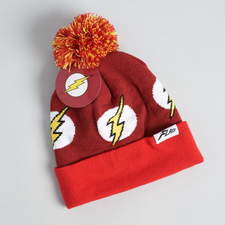 DC Comics Worlds Finest Issue 6 The Flash - Knit Beanie With POM 32
