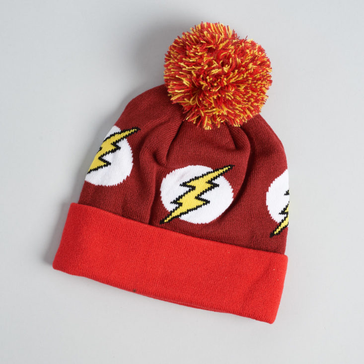 DC Comics Worlds Finest Issue 6 The Flash - Knit Beanie With POM 33