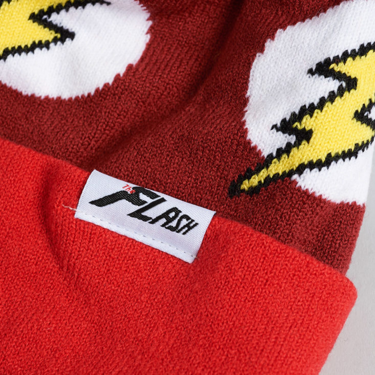 DC Comics Worlds Finest Issue 6 The Flash - Knit Beanie With POM 34