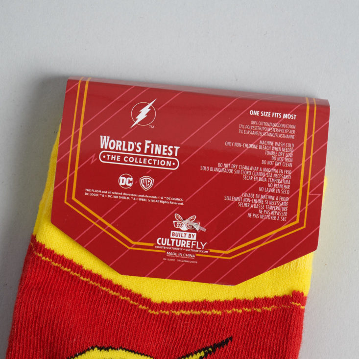 DC Comics Worlds Finest Issue 6 The Flash - Socks 28