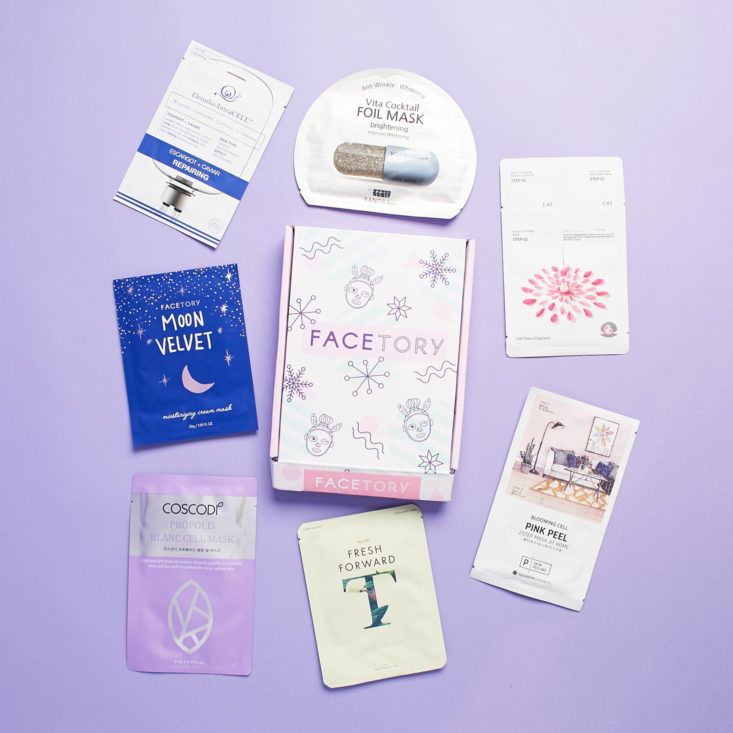 Facetory 7 Lux January 2019 all masks