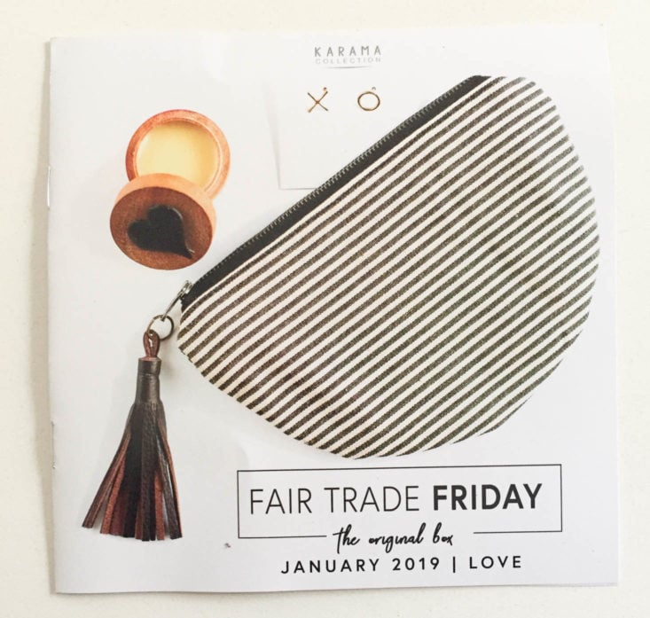 Fair Trade Friday January 2019 - Booklet Front