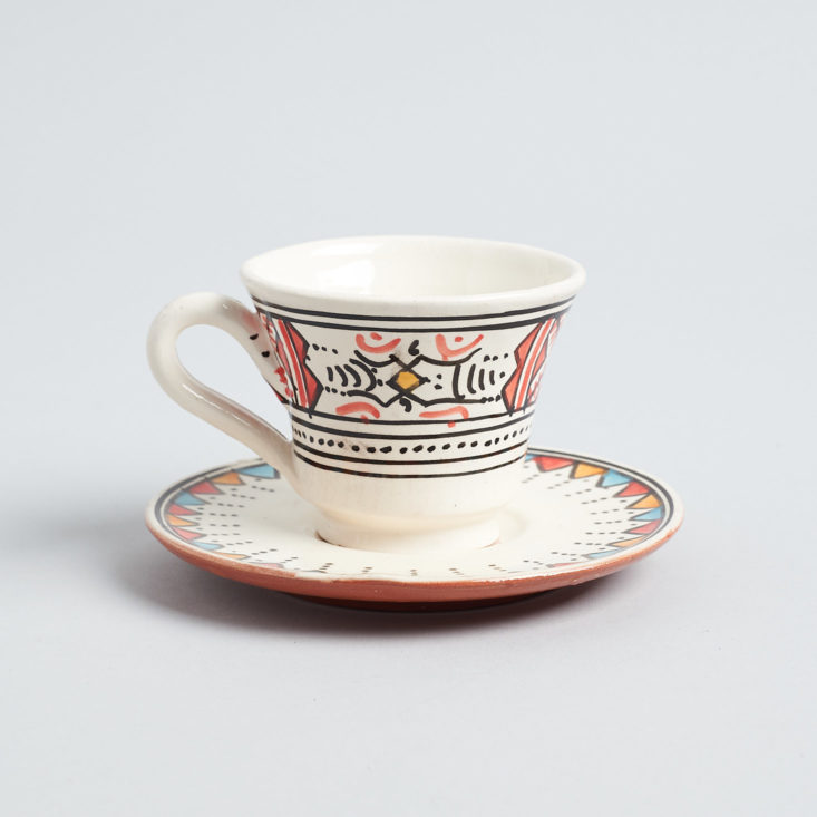 GlobeIn teacup and saucer