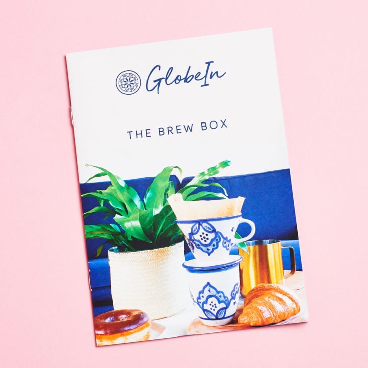 GlobeIn Brew Box booklet