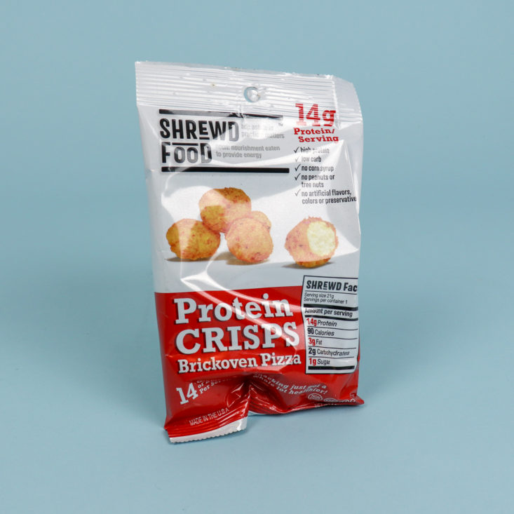 Shrewd Food Protein Crisps package front