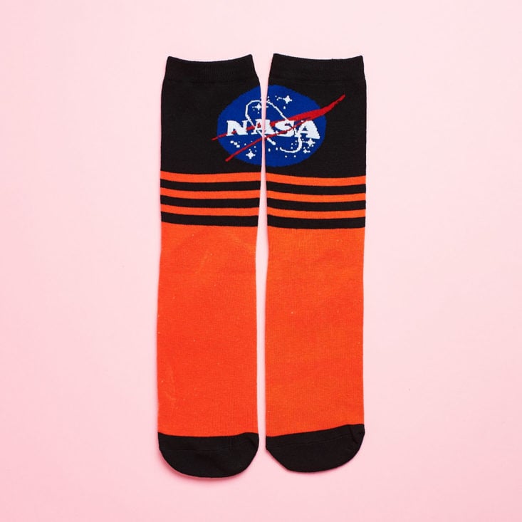 Loot Wear Socks nasa orange socks