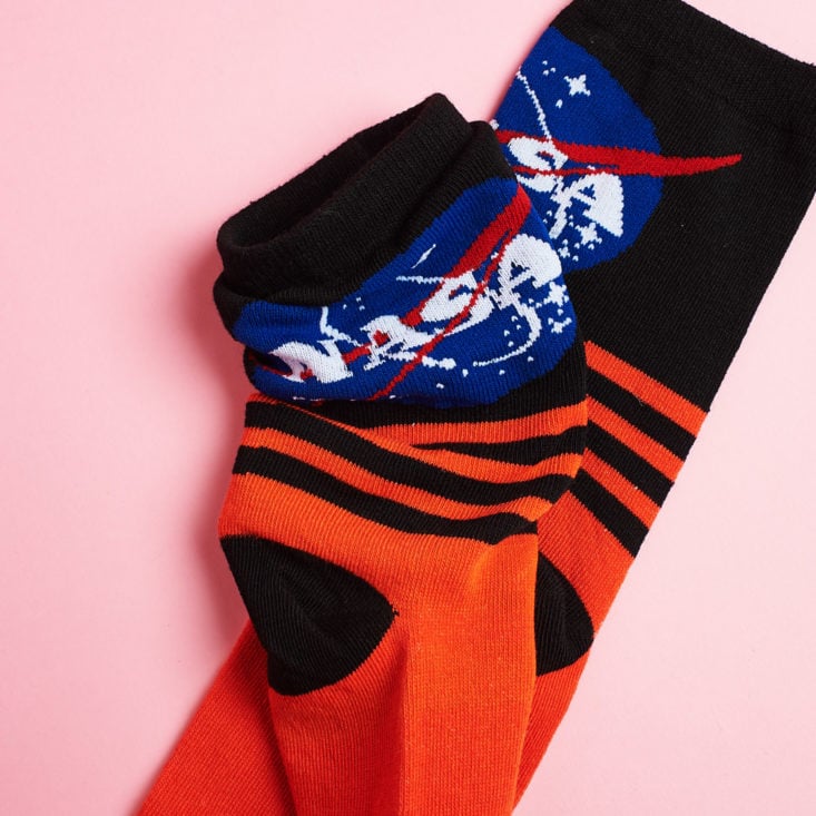 Loot Wear Socks nasa logo