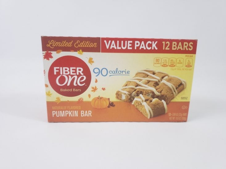 MONTHLY BOX OF FOOD AND SNACK REVIEW – January 2019 - Pumpkin Fiber Front