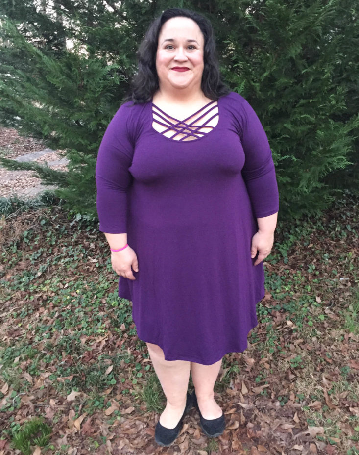 Nadine West Subscription Box Review January 2019 - Abbey Dress On Front