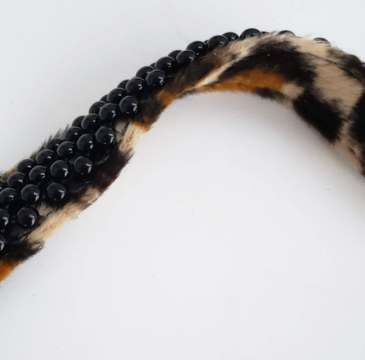 Oct CHC October 2018 - Leopard Beaded Purse Strap Closer View