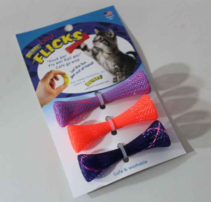 Pet Treater Cat Pack January 2019 - Boinks Kitty Flicks Top