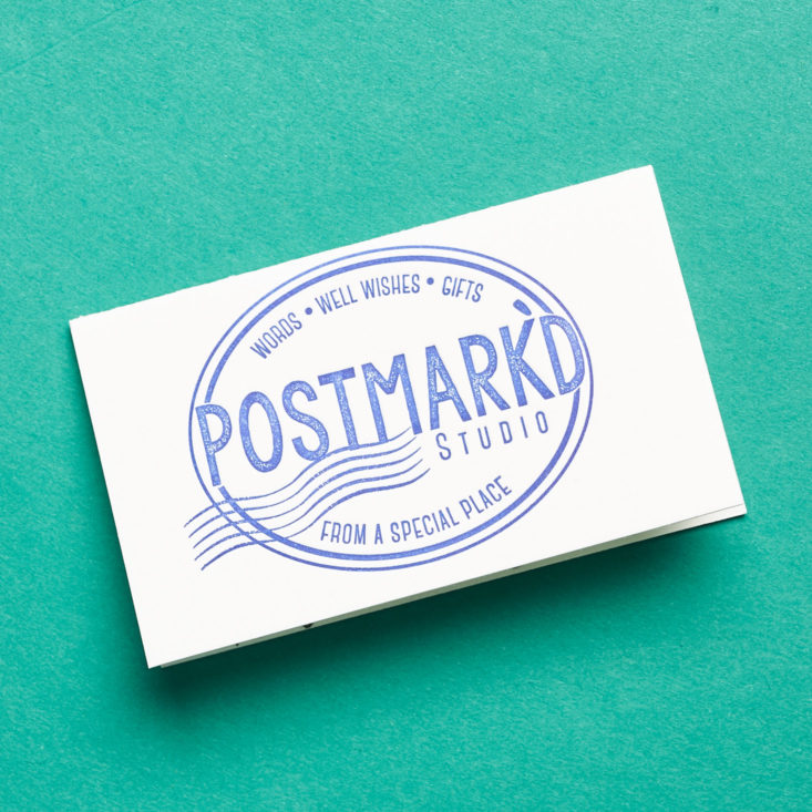 Postmarkd Studio little note