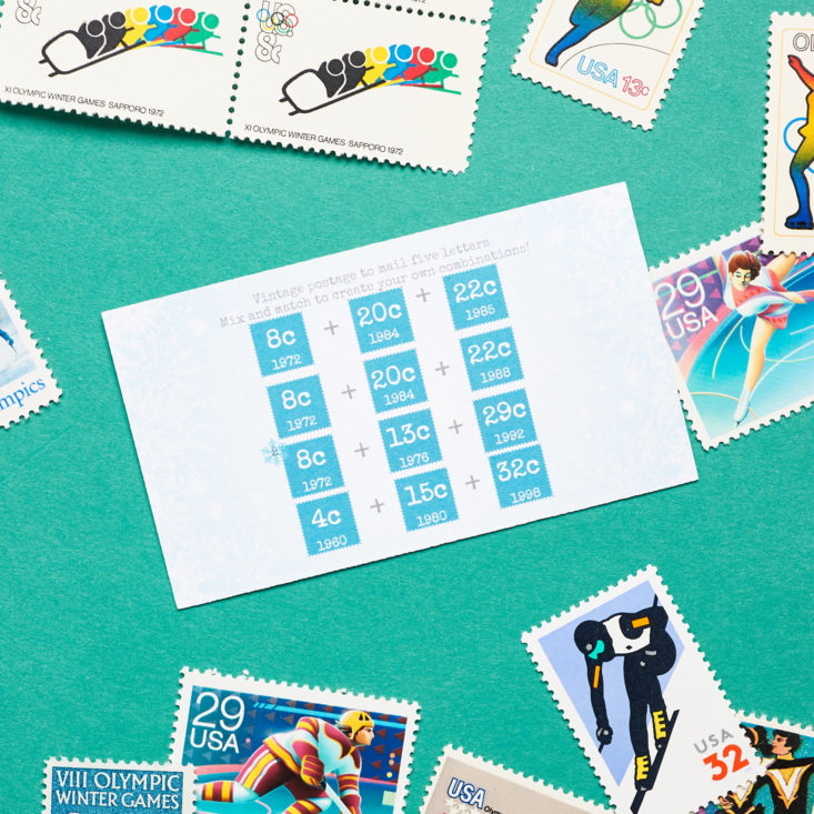 Postmarkd Studio vintage stamps detail