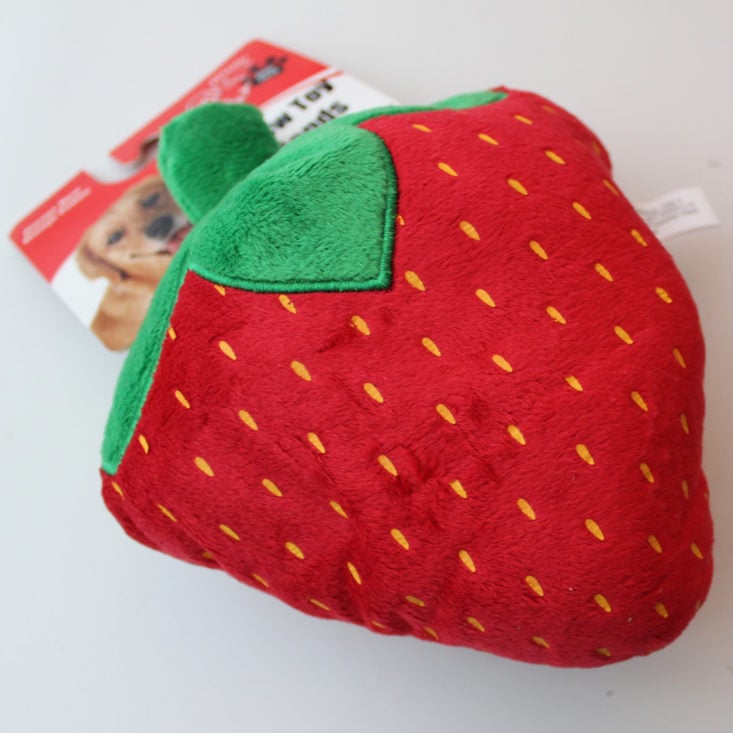 Rescue Box January 2019 - Petlou Chew Toy Friends Strawberry (8”) OpenTop