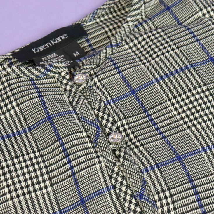 The Ms Collection shirt button detail