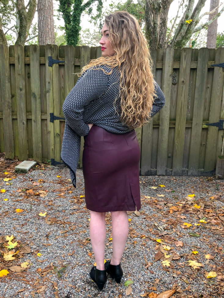 The Ms Collection skirt back