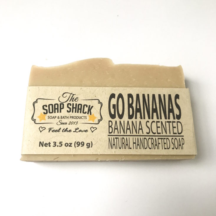The Soap Shack’s The Soap Club “Surprise Me” December 2018 - Banana 1