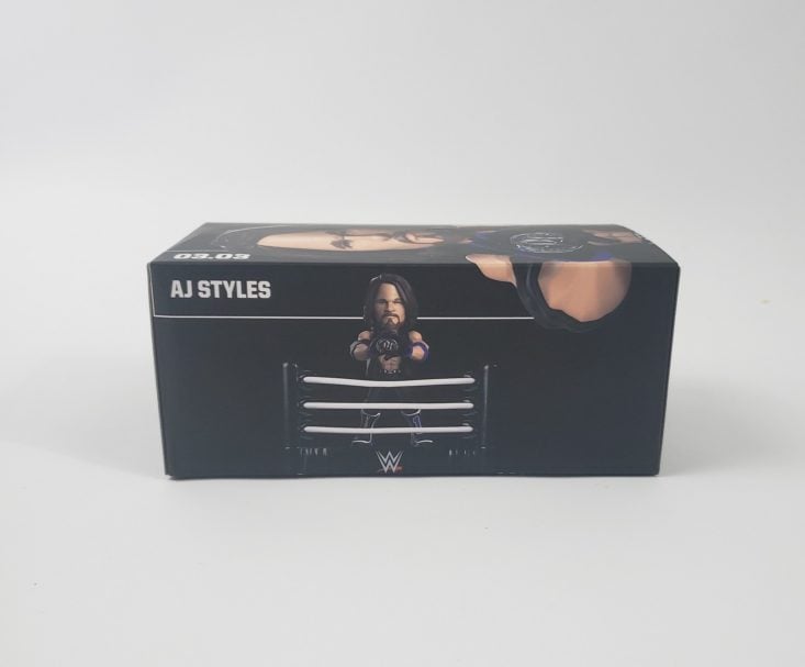 WWE Slam Crate by Loot Crate December 2018 - AJ Styles Collectible Figure Box Side