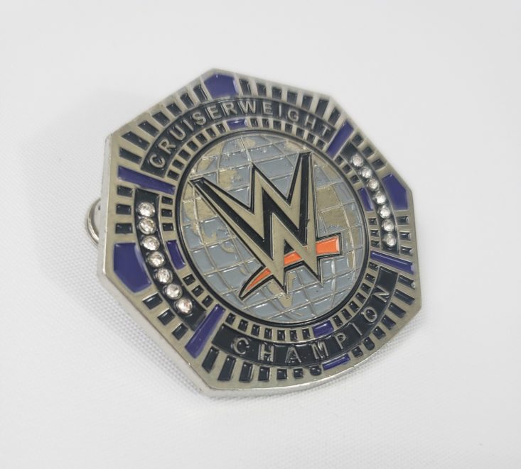 WWE Slam Crate by Loot Crate December 2018 - Cruiserweight Champion Pin Open Side