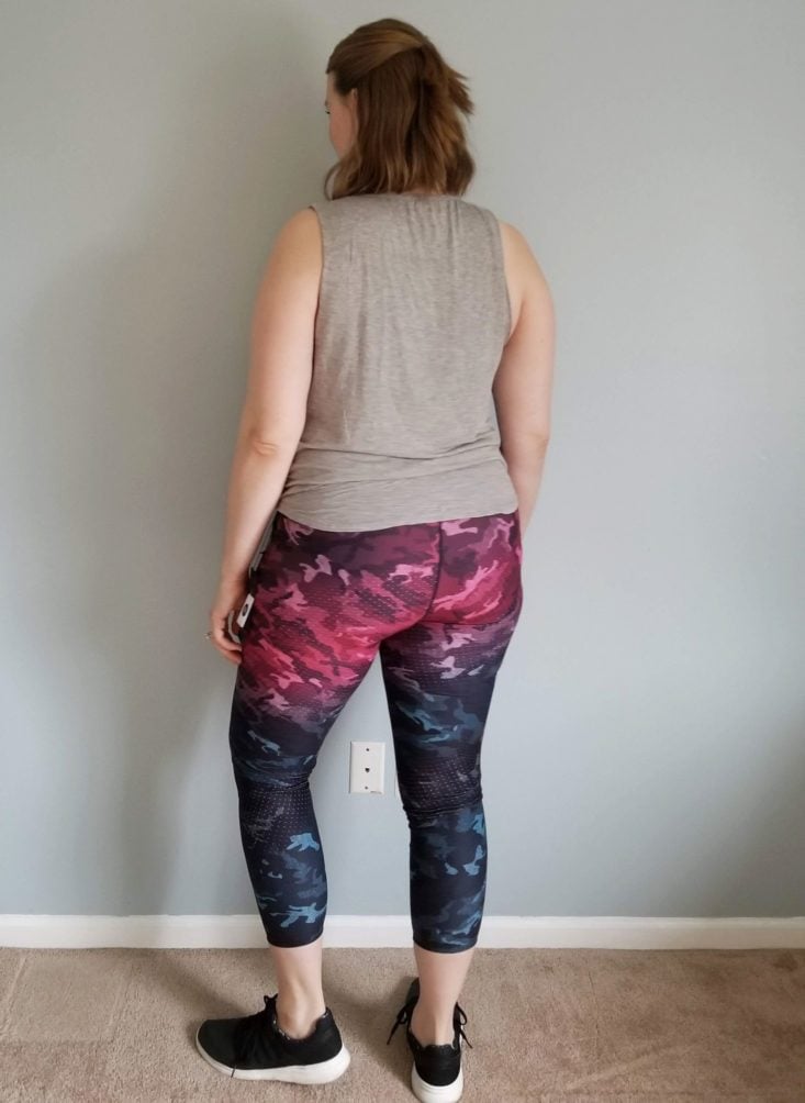 Wantable Fitness Edit January 2018 grey top and leggings back
