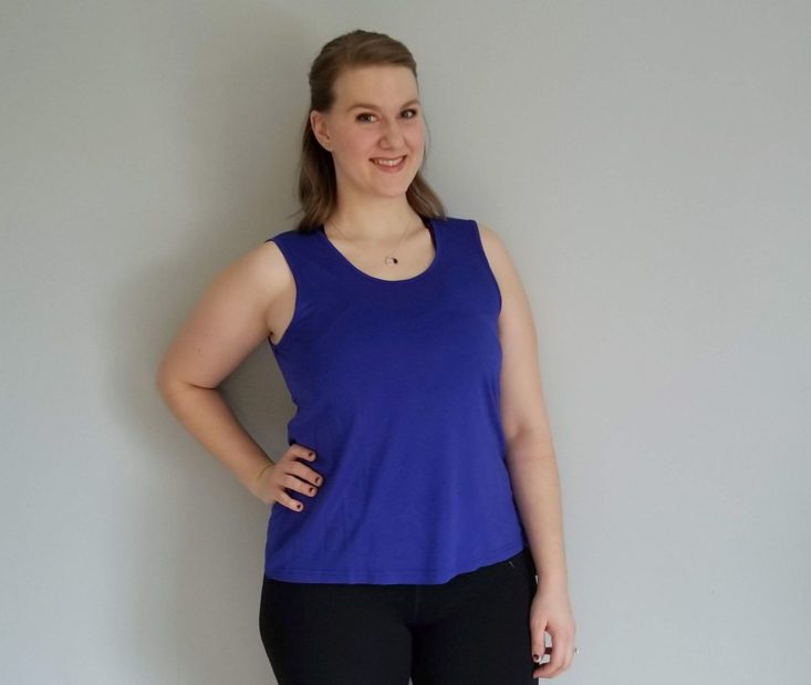 Wantable Fitness Edit January 2018 blue top