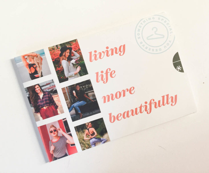 Wantable Style Edit Subscription Review December 2018 - Booklet Top